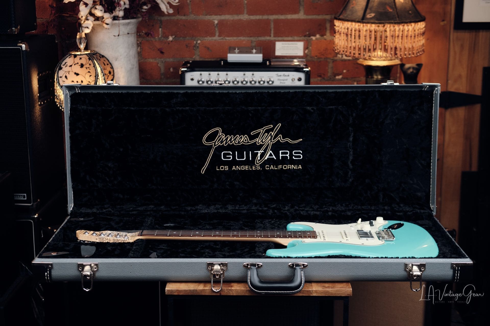 James Tyler LA Studio Classic Electric Guitar - Ocean Turquoise with Mid Boost! - Image 9