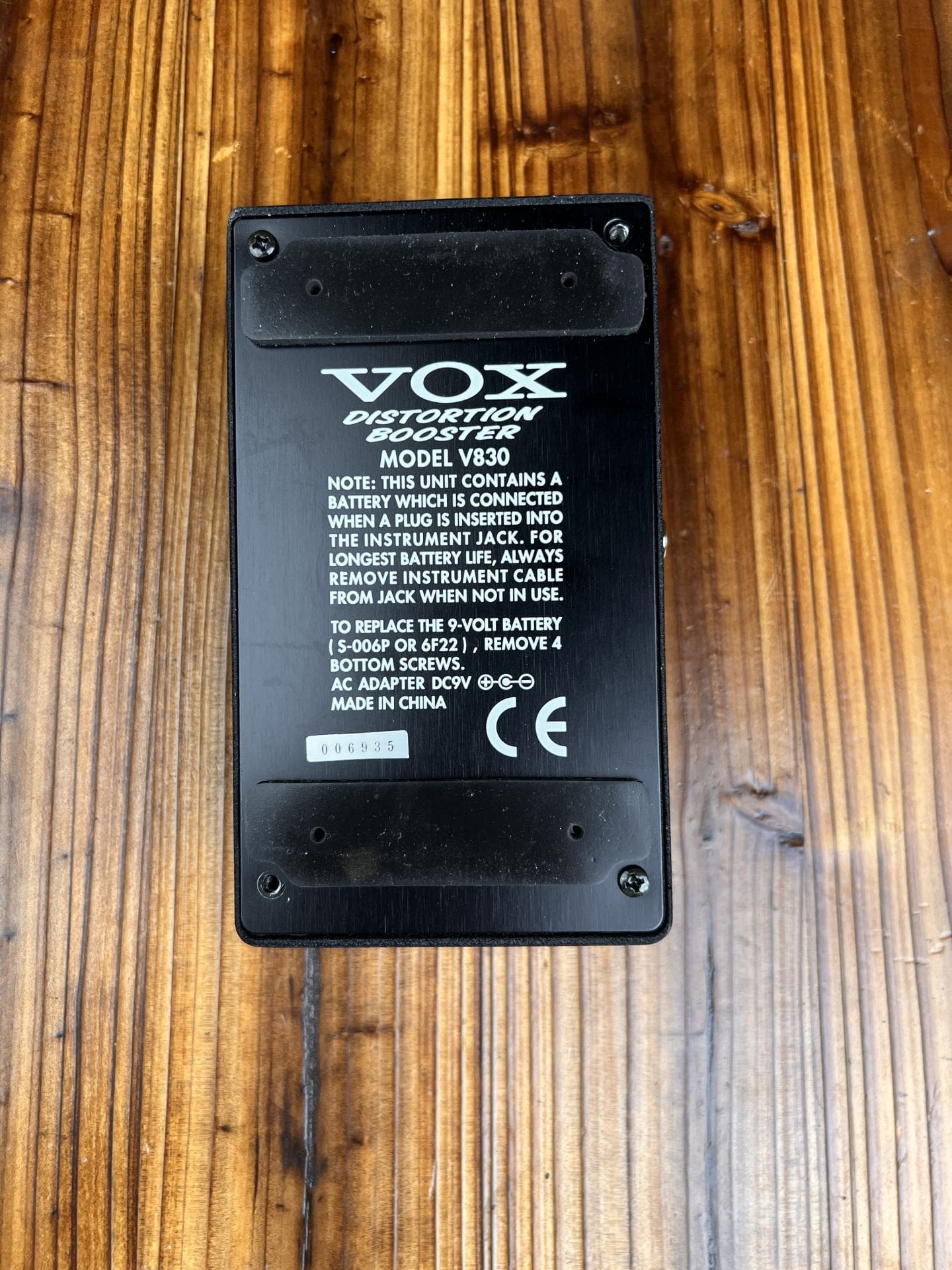 Vox V830 Distortion Booster - Image 3