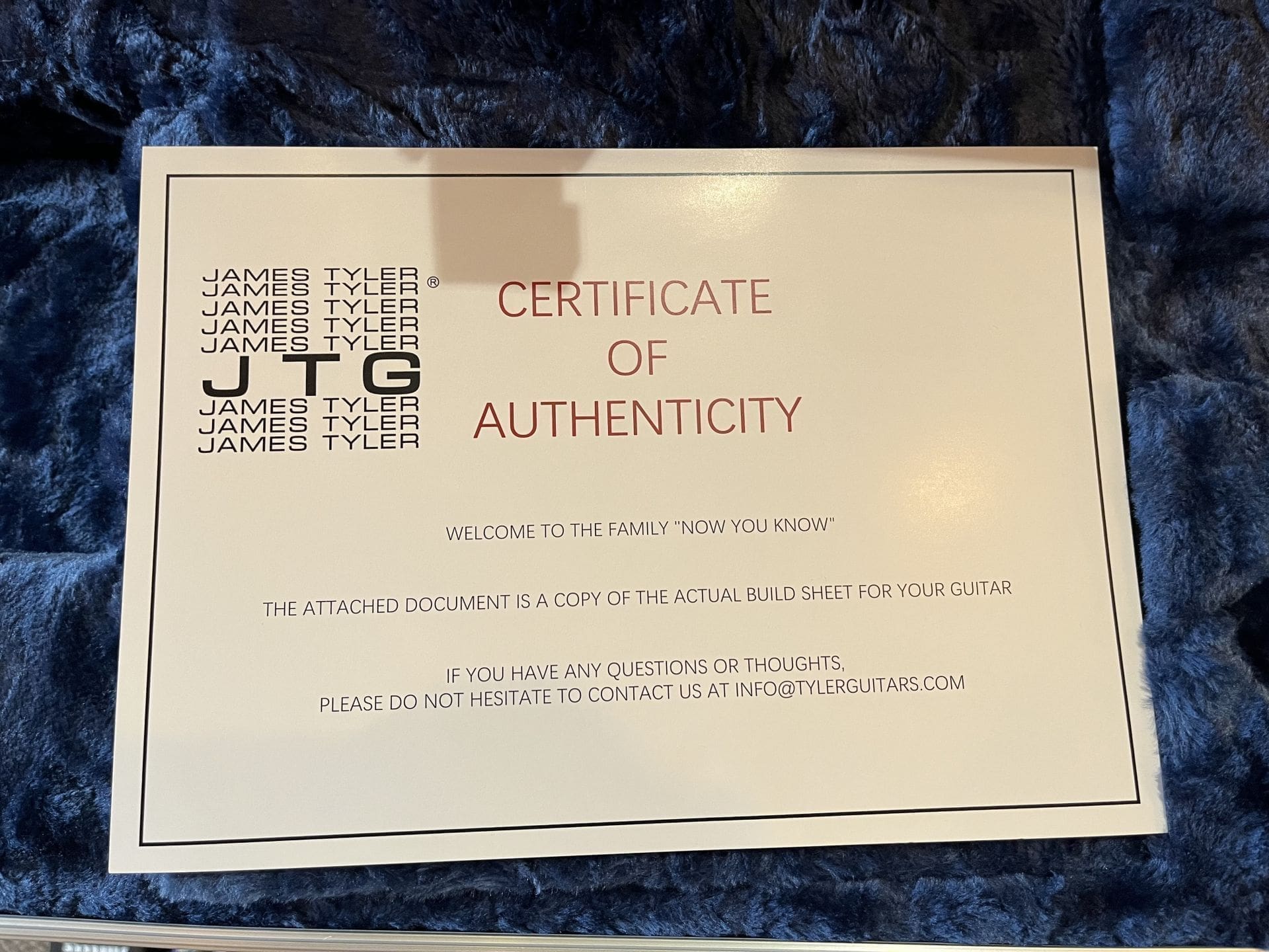 James Tyler Guitars JTG-Mk1 - Metallic Black! - Image 12