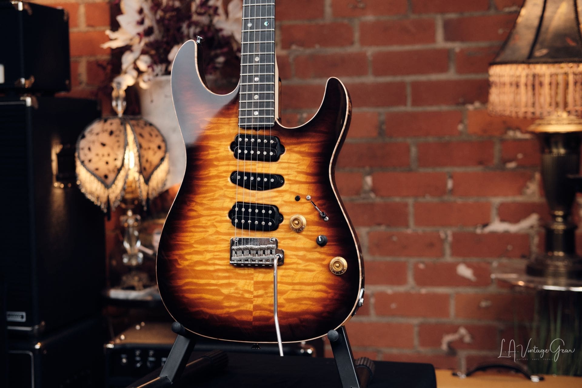 James Tyler Japan Studio Elite HD Electric Guitar - Rear Route with Quilted Maple Top! - Image 4
