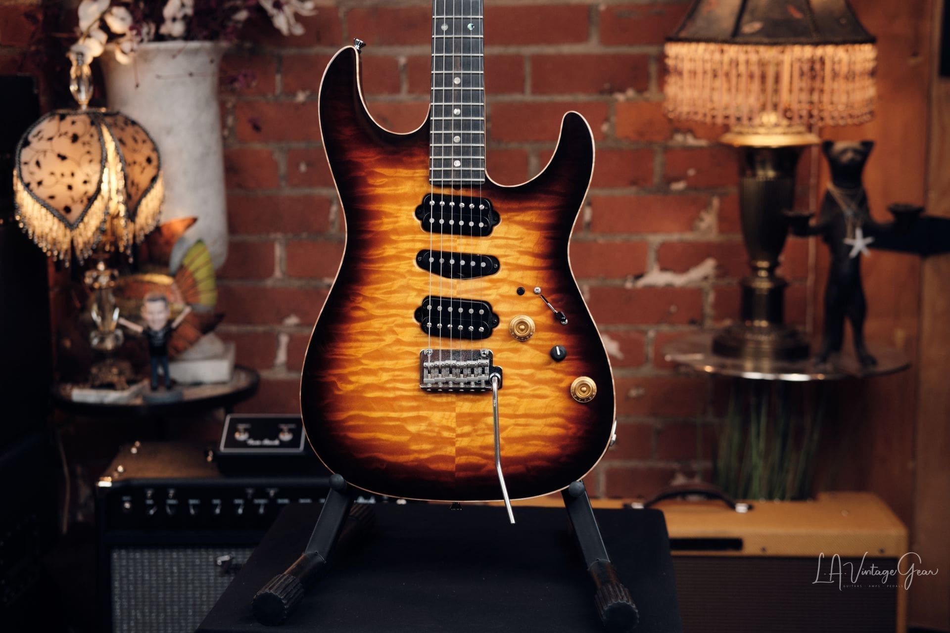 James Tyler Japan Studio Elite HD Electric Guitar - Rear Route with Quilted Maple Top! - Image 2