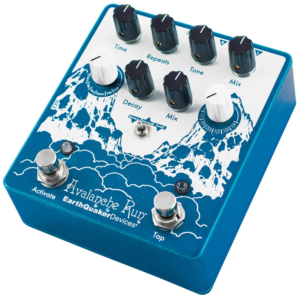 Earthquaker Devices Avalanche Run V2 Reverb Delay Guitar Effects Pedal - Stereo Delay and Reverb! - Image 3