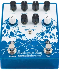 Alternative view of Earthquaker Devices Avalanche Run V2 Reverb Delay Guitar Effects Pedal - Stereo Delay and Reverb!