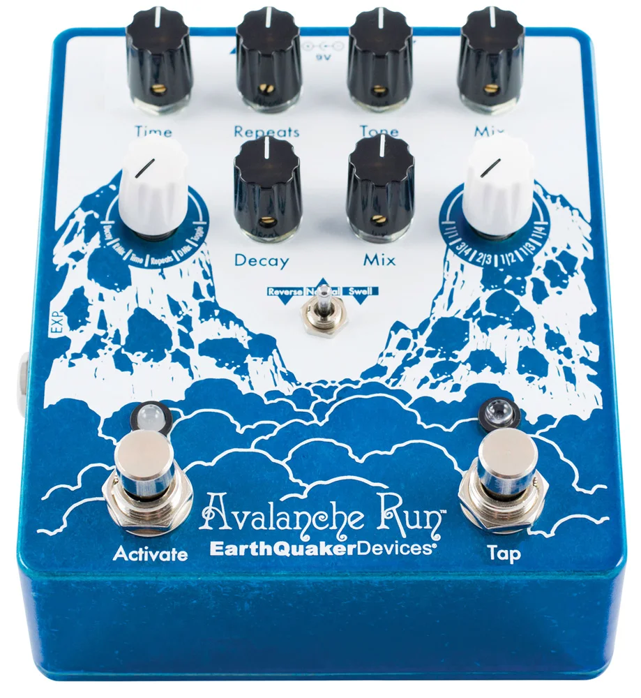 Earthquaker Devices Avalanche Run V2 Reverb Delay Guitar Effects Pedal - Stereo Delay and Reverb! - Image 2