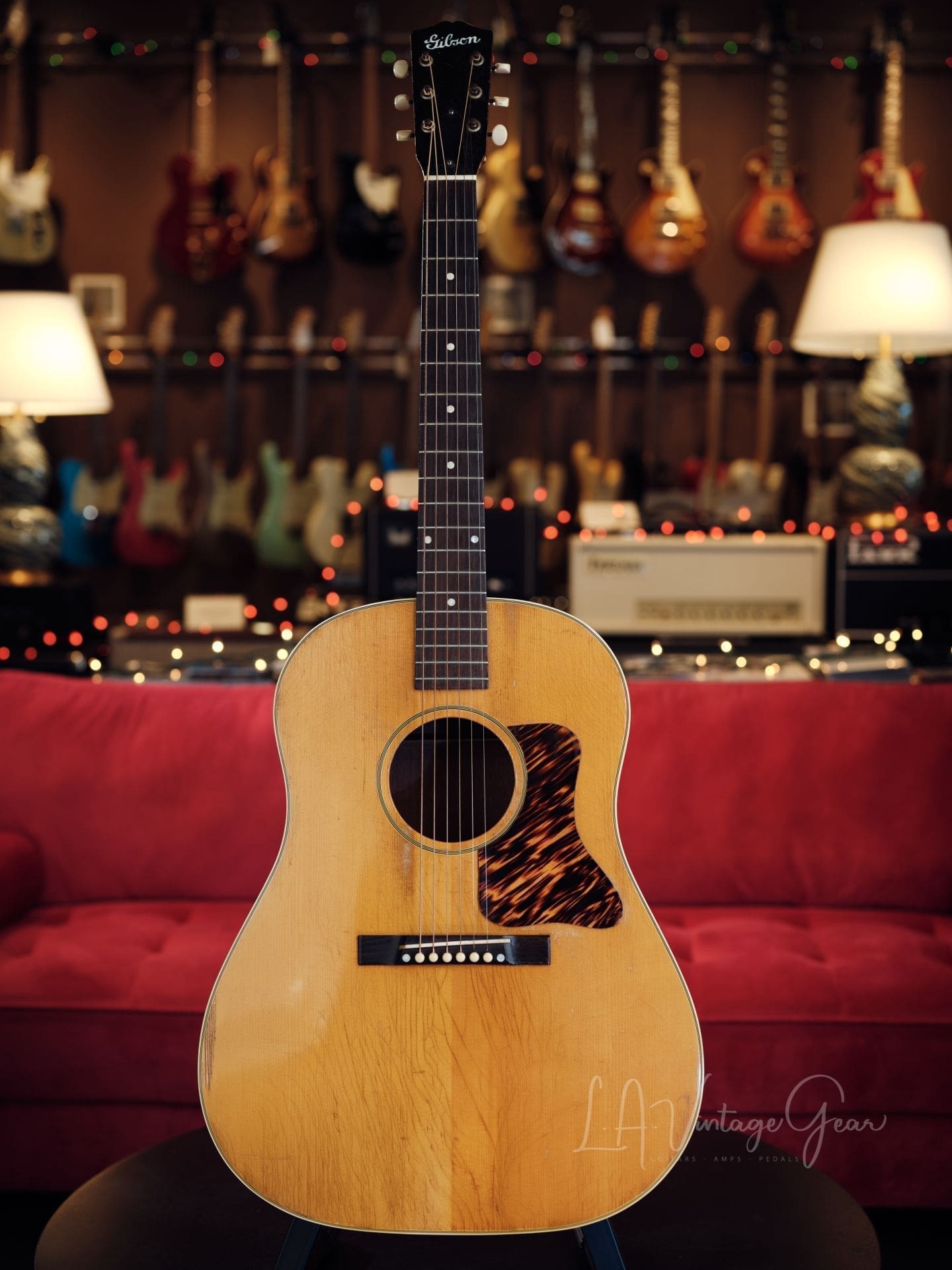 1942 Gibson J 35 Dreadnaught Acoustic Guitar - Natural Finish, All Original, Owners Personal Guitar!