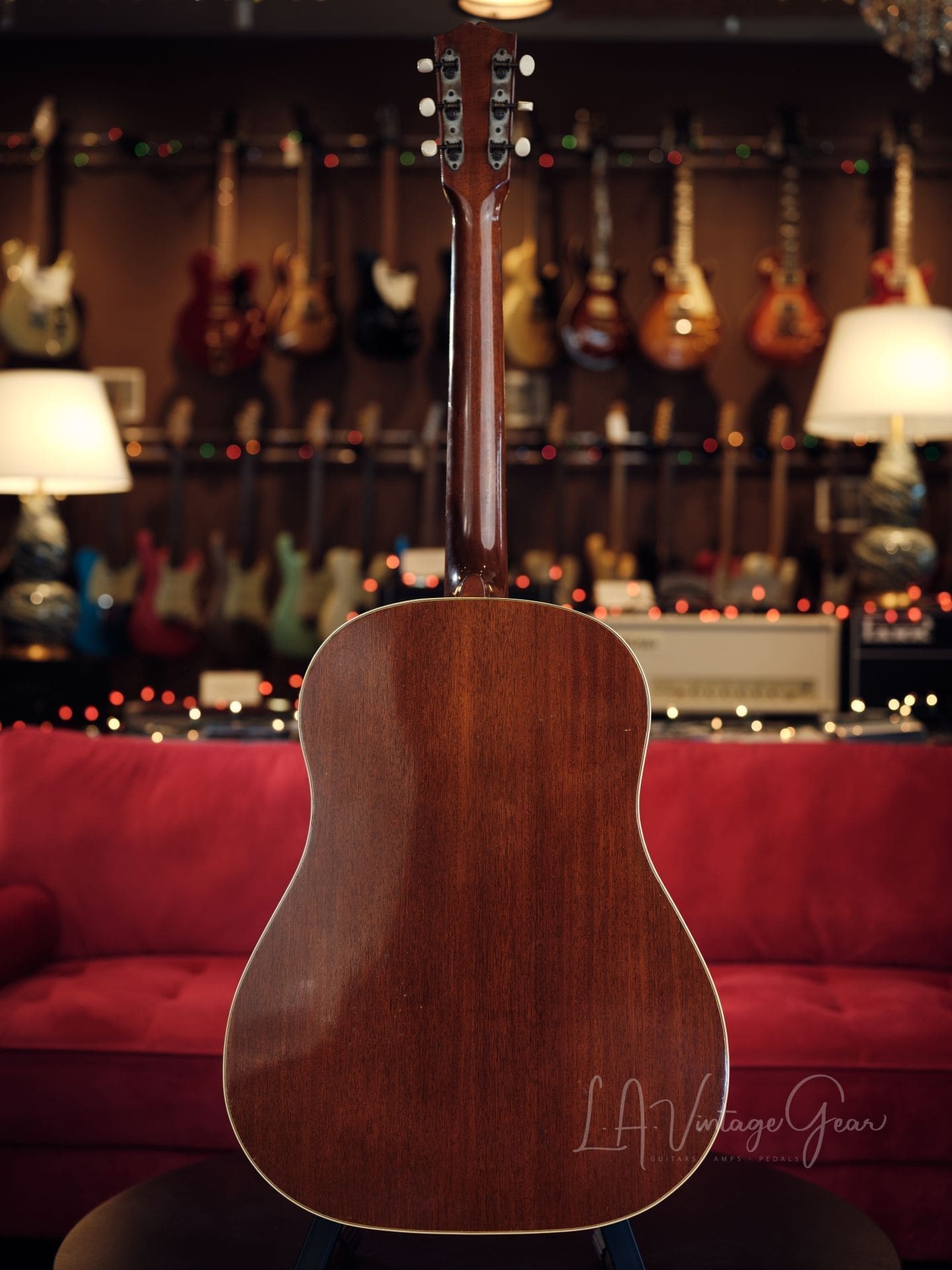 1942 Gibson J 35 Dreadnaught Acoustic Guitar - Natural Finish, All Original, Owners Personal Guitar! - Image 7