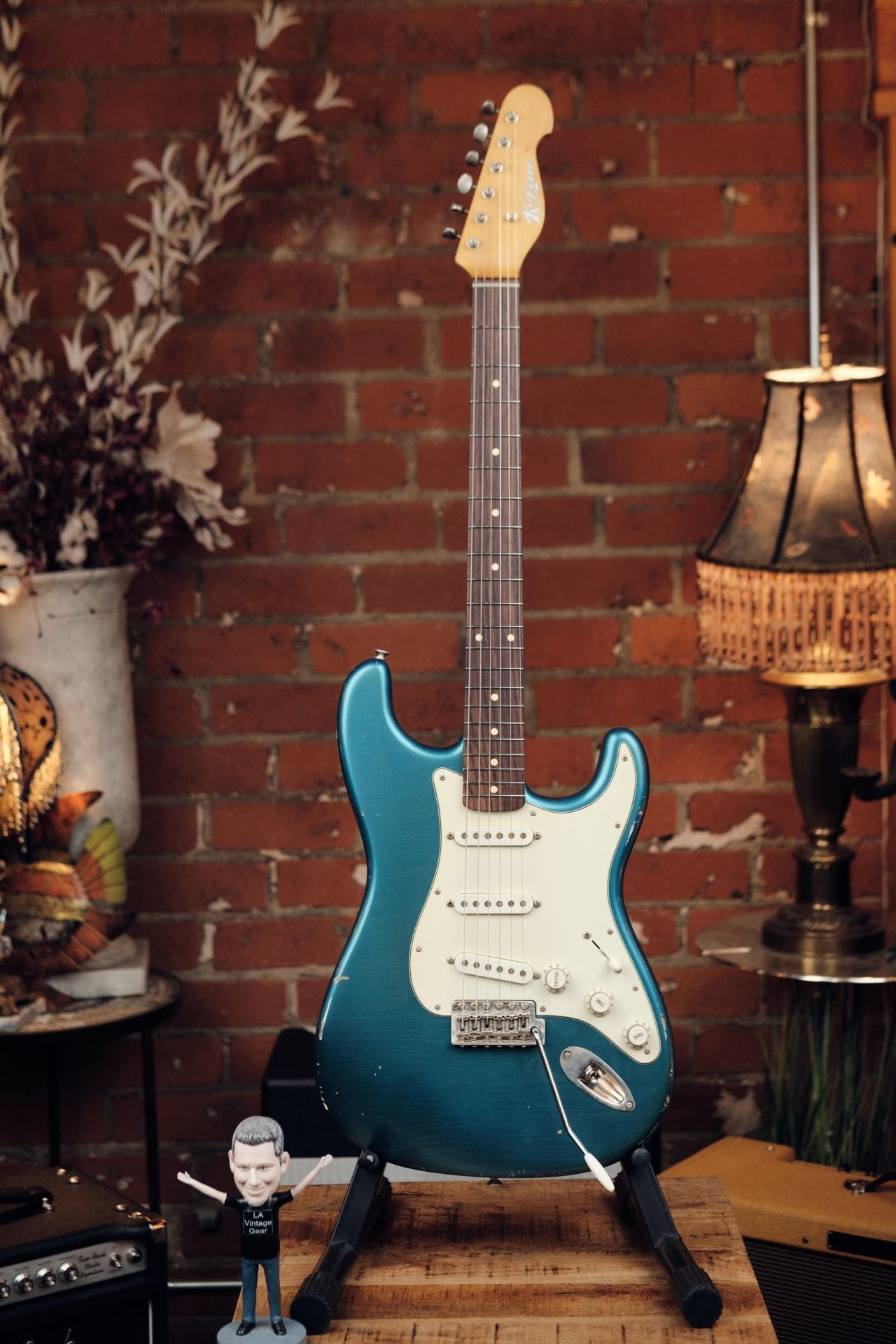 K-Line Springfield S-Style Electric Guitar - Lake Placid Blue #060018