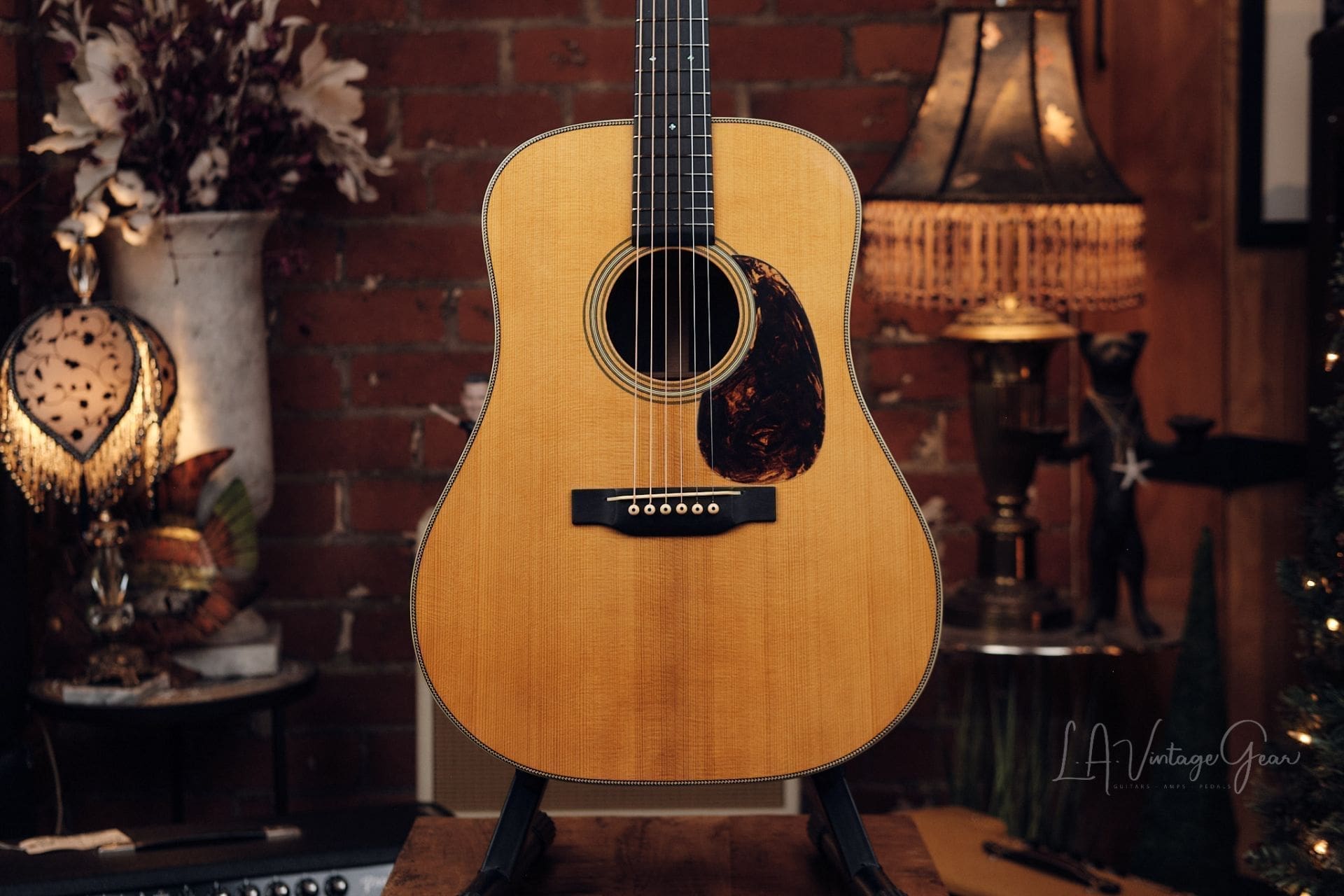 Pre-War Guitars Co. Herringbone Model Acoustic Guitar - Brazilian Rosewood Back & Sides! Just In! - Image 2