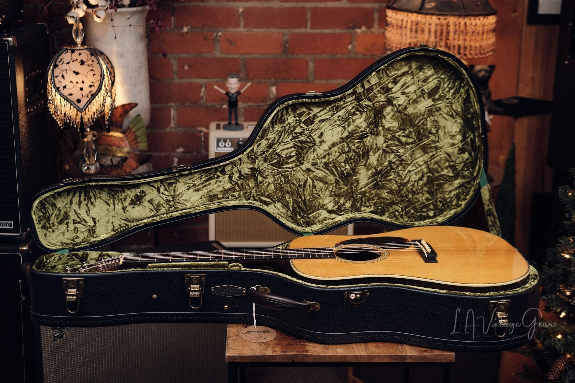 Pre-War Guitars Co. Herringbone Model Acoustic Guitar - Brazilian Rosewood Back & Sides! Just In! - Image 17