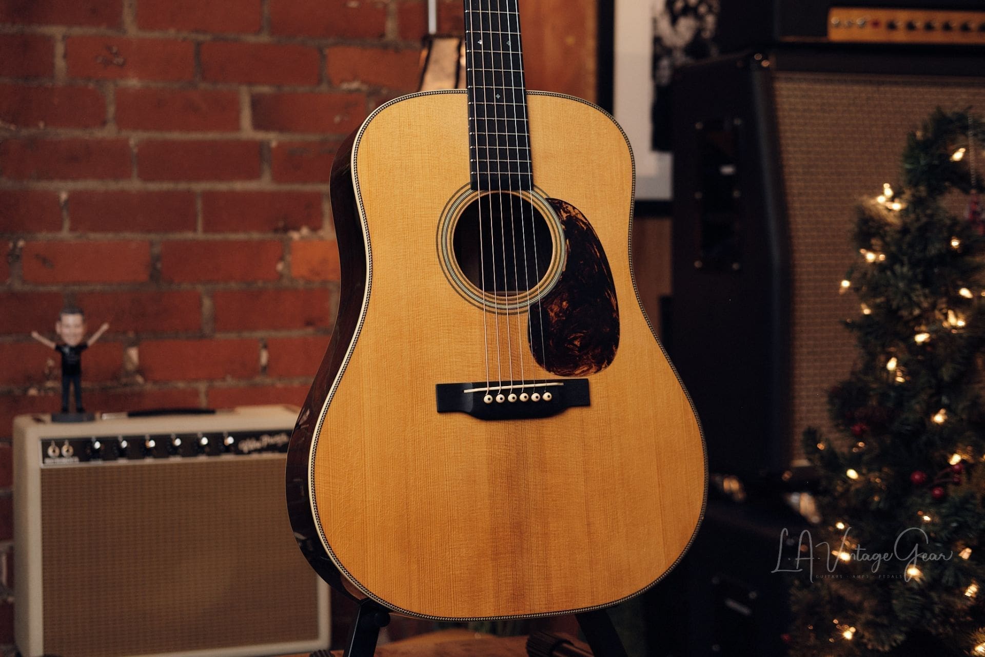 Pre-War Guitars Co. Herringbone Model Acoustic Guitar - Brazilian Rosewood Back & Sides! Just In! - Image 3