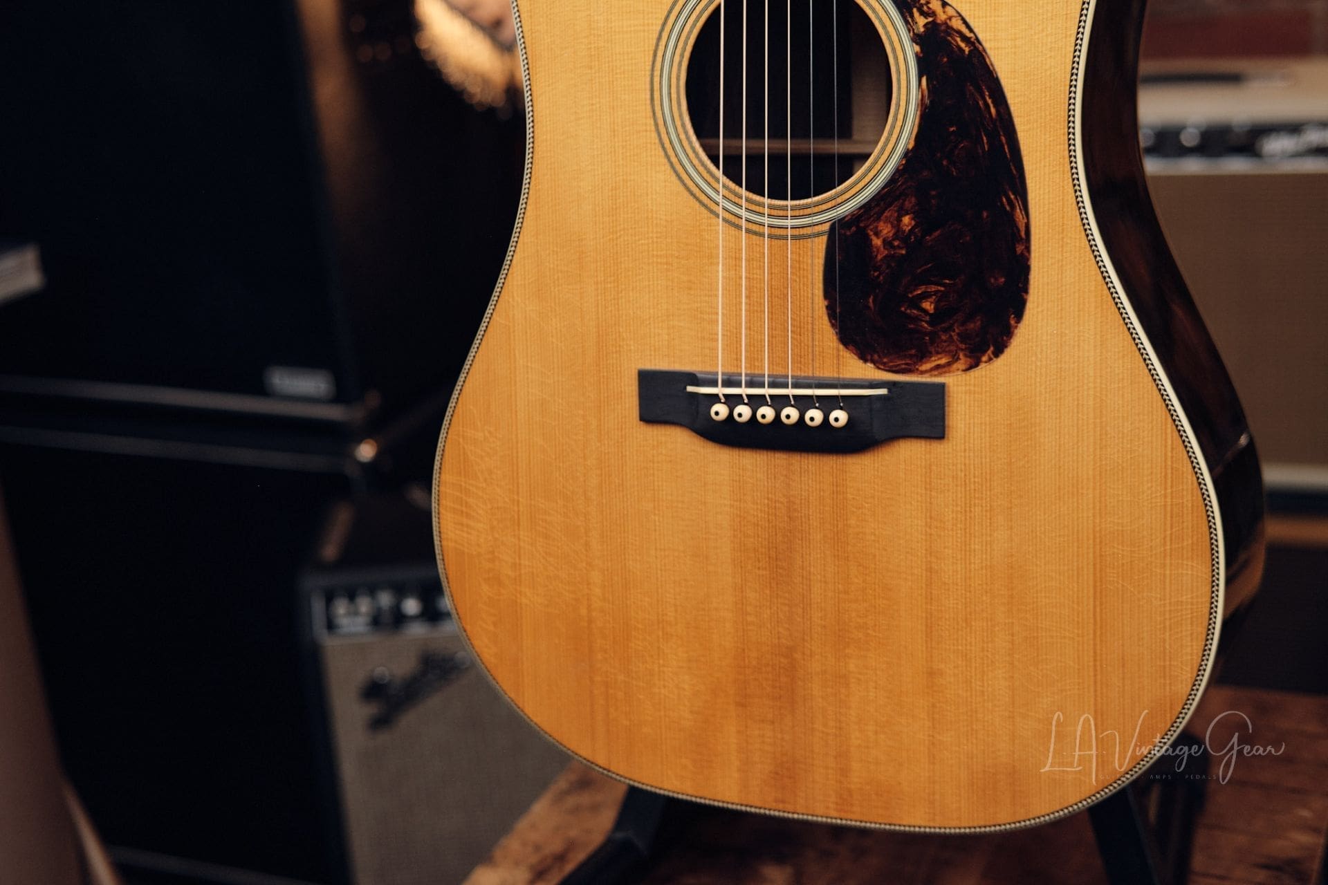 Pre-War Guitars Co. Herringbone Model Acoustic Guitar - Brazilian Rosewood Back & Sides! Just In! - Image 5