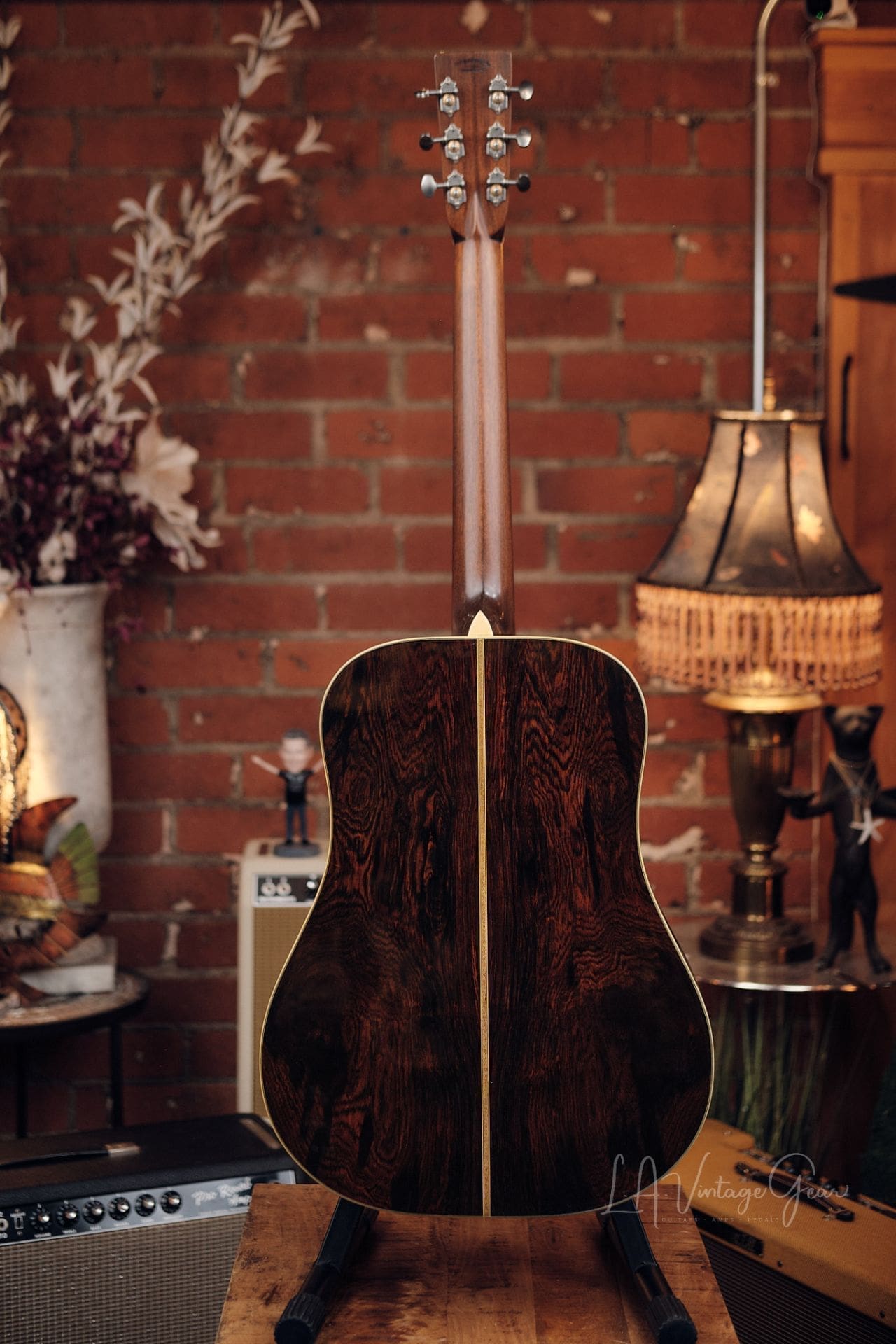 Pre-War Guitars Co. Herringbone Model Acoustic Guitar - Brazilian Rosewood Back & Sides! Just In! - Image 11