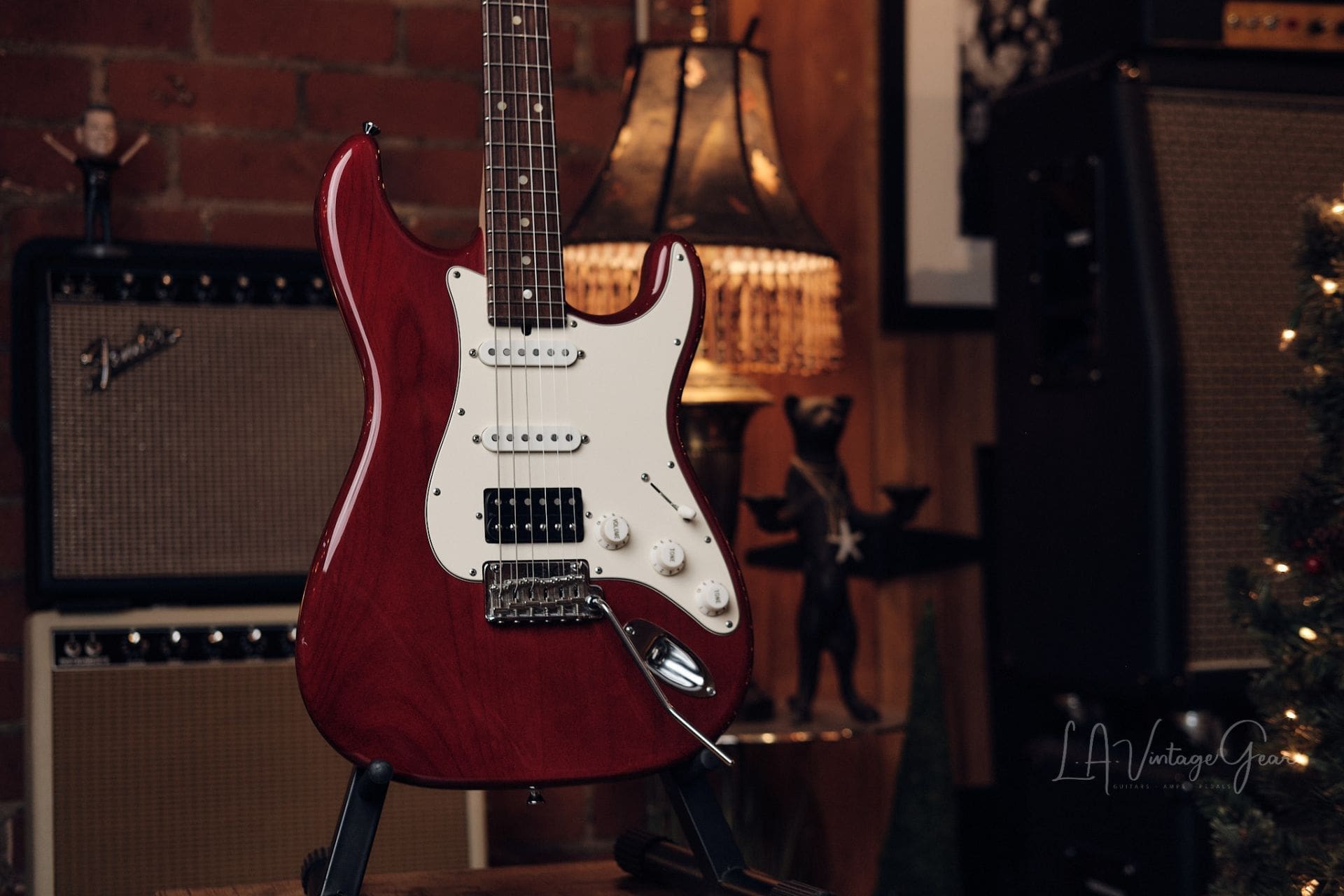 2018 James Tyler Classic Electric Guitar - Transparent Brown (Red) Finish! - Image 5