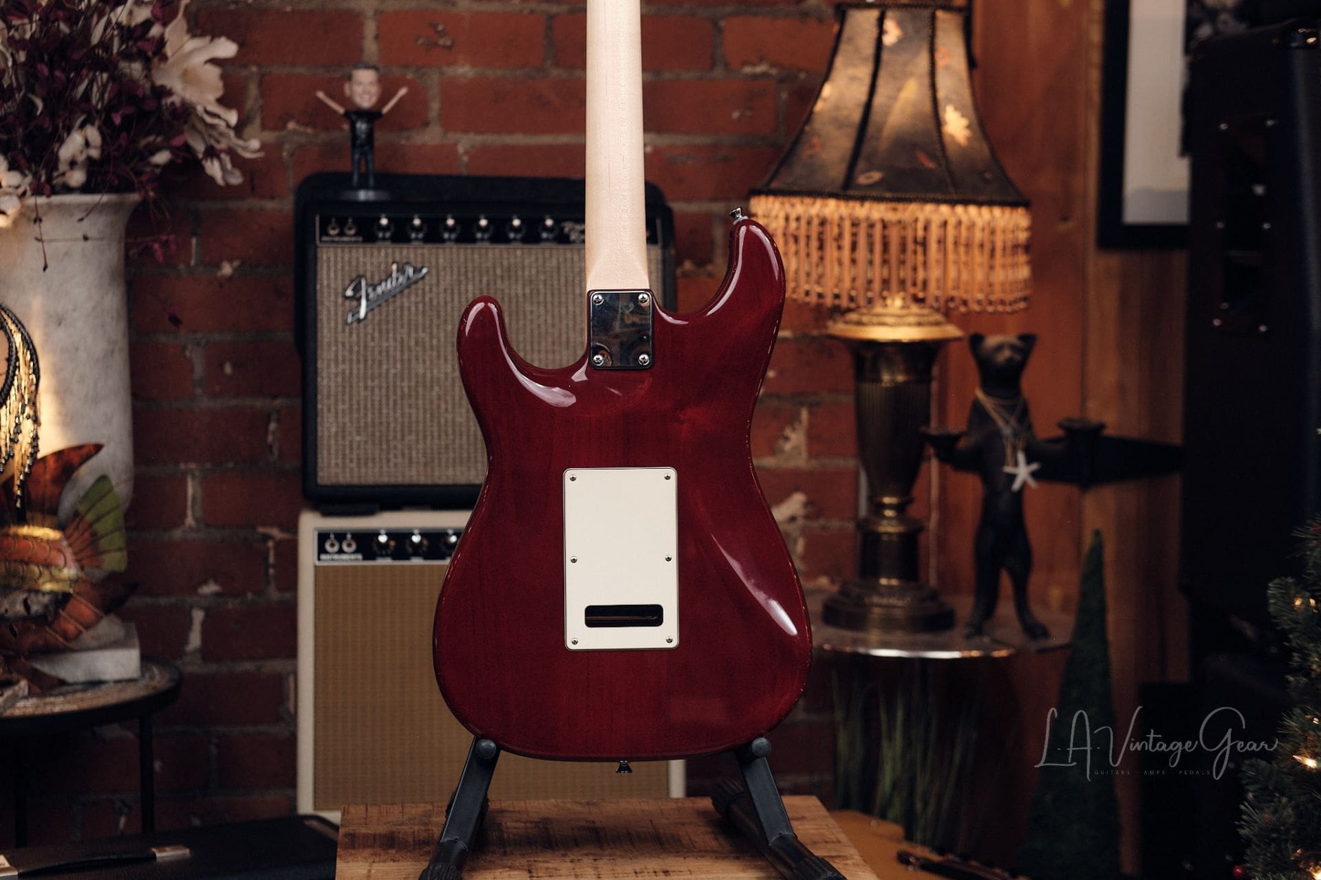 2018 James Tyler Classic Electric Guitar - Transparent Brown (Red) Finish! - Image 9
