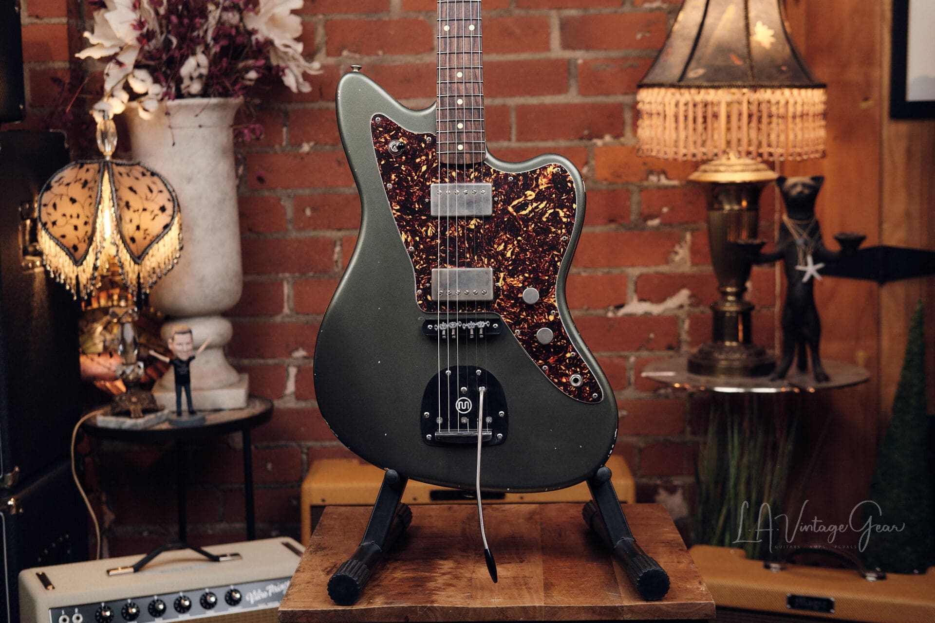 K-Line San Bernardino Electric Guitar - Salsa Verde With Mastery Hardware! - Image 2