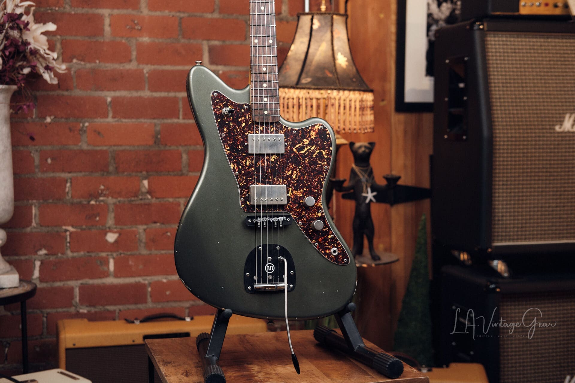 K-Line San Bernardino Electric Guitar - Salsa Verde With Mastery Hardware! - Image 4