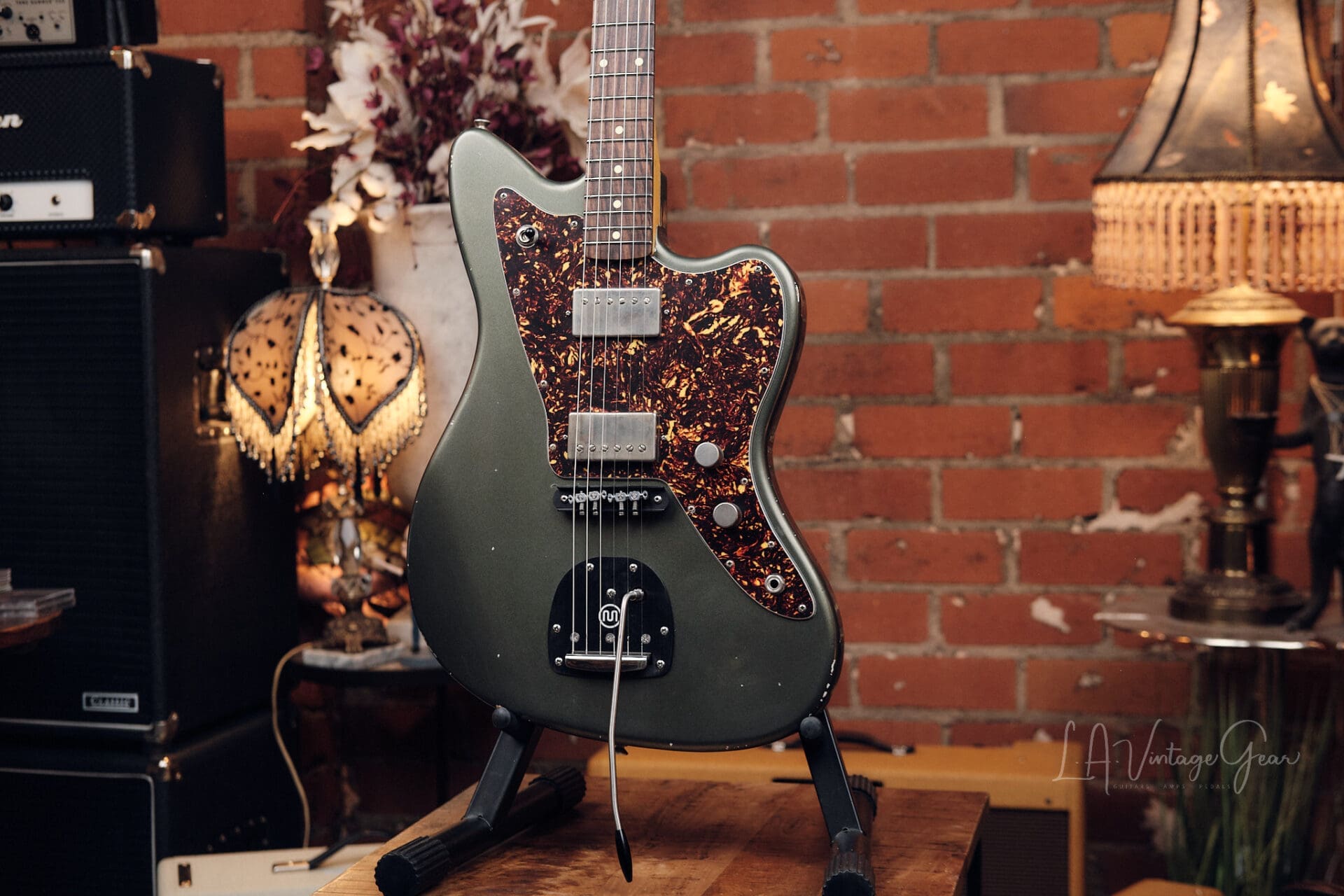 K-Line San Bernardino Electric Guitar - Salsa Verde With Mastery Hardware! - Image 3