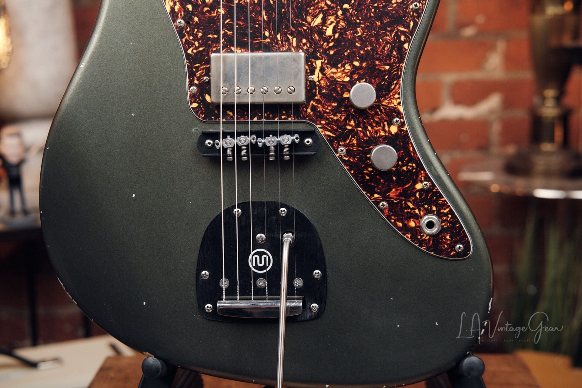 K-Line San Bernardino Electric Guitar - Salsa Verde With Mastery Hardware! - Image 5