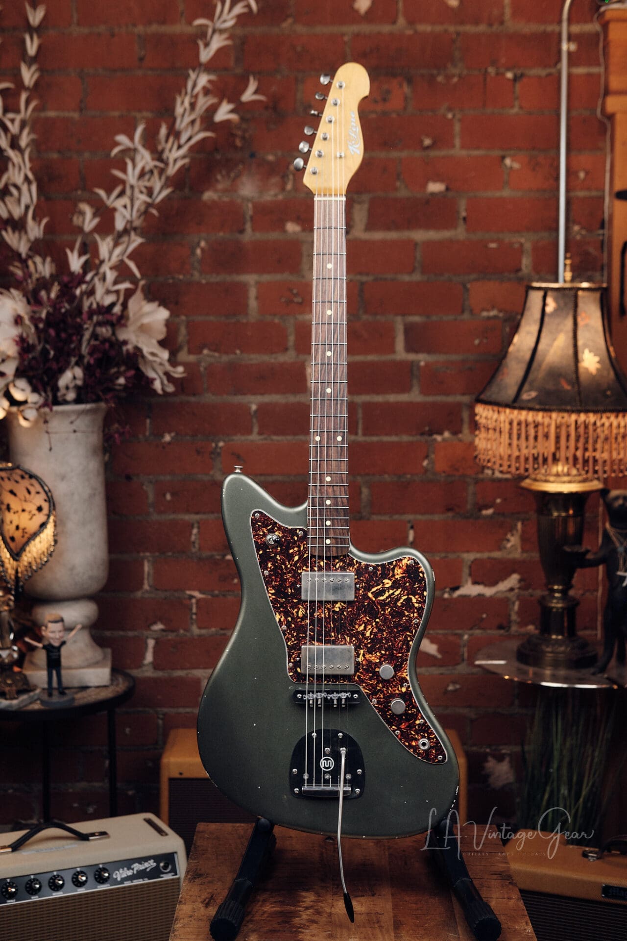 K-Line San Bernardino Electric Guitar - Salsa Verde With Mastery Hardware!