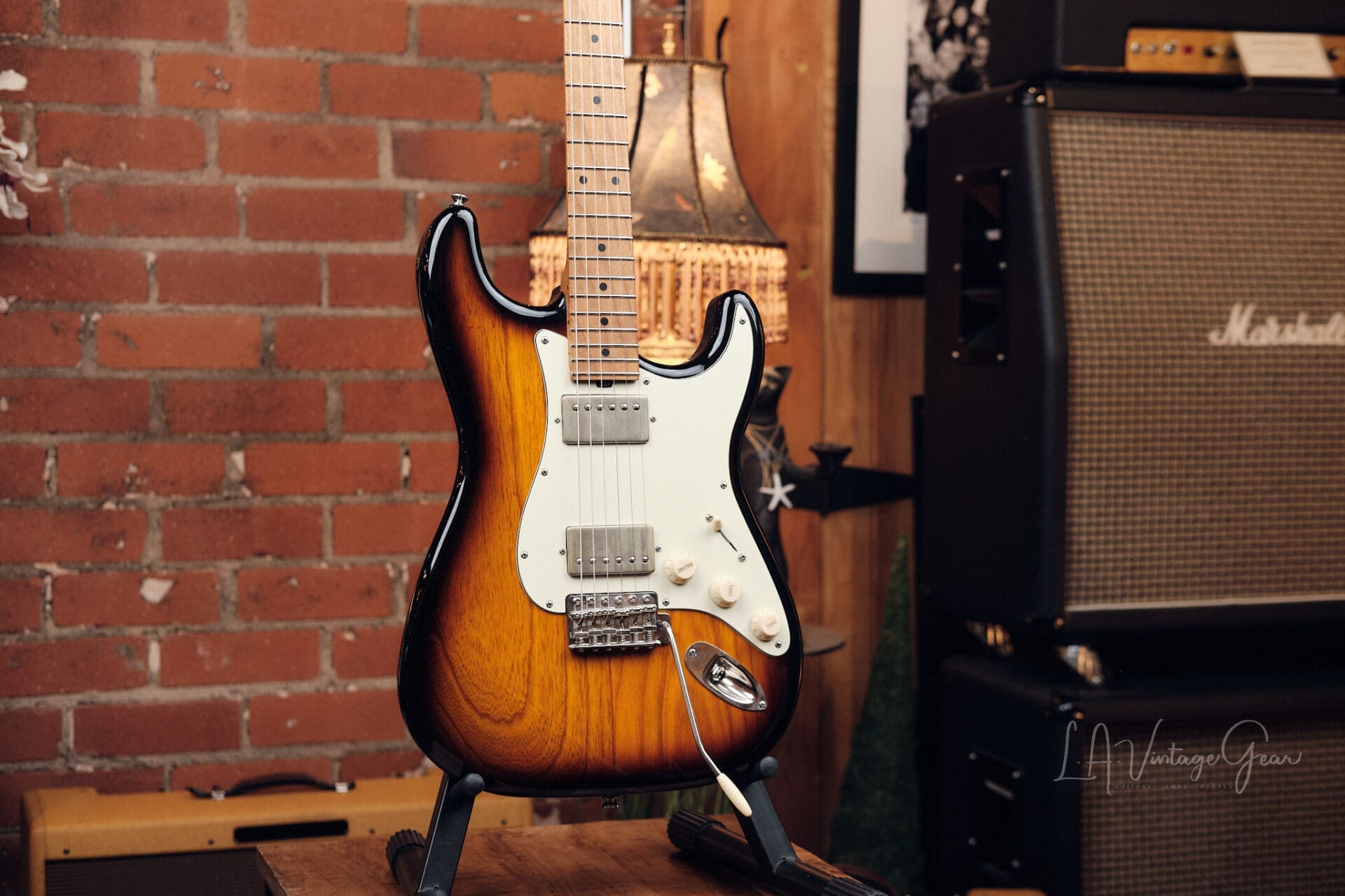 Michael Tuttle Classic S Style Electric Guitar - Nitro 2 Tone Sunburst - Image 3
