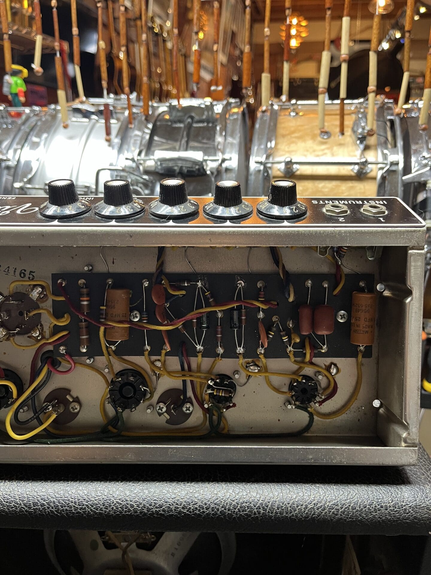 1965 Fender Vibro Champ 6 Watt 1x8 Combo Amp - Super Clean! - Image 12