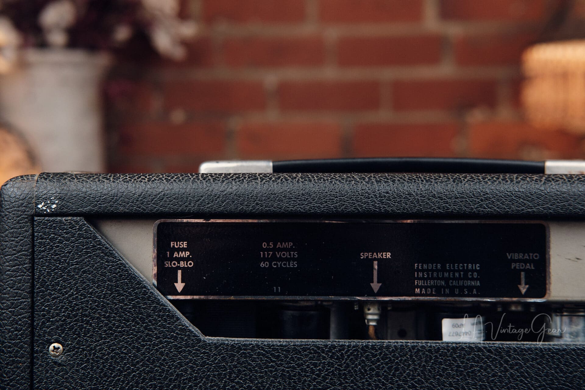 1965 Fender Vibro Champ 6 Watt 1x8 Combo Amp - Super Clean! - Image 6