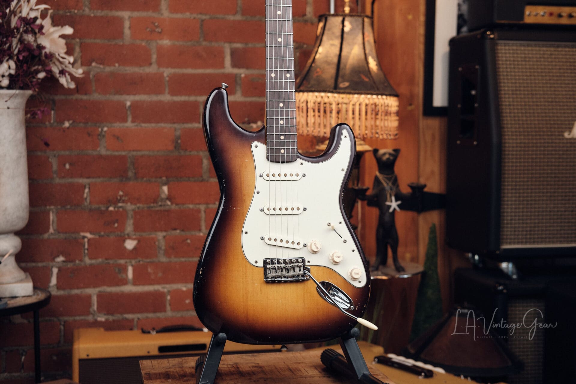 Mario Martin "Model S" Electric Guitar - Relic'd Two Tone Burst Finish & Lollar Pickups! - Image 3
