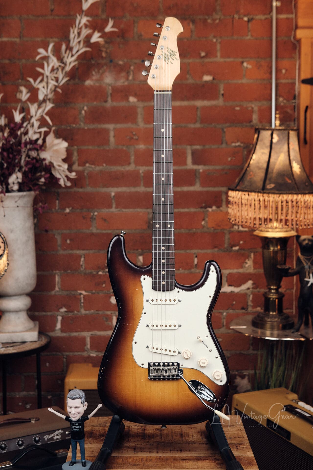 Mario Martin "Model S" Electric Guitar - Relic'd Two Tone Burst Finish & Lollar Pickups!