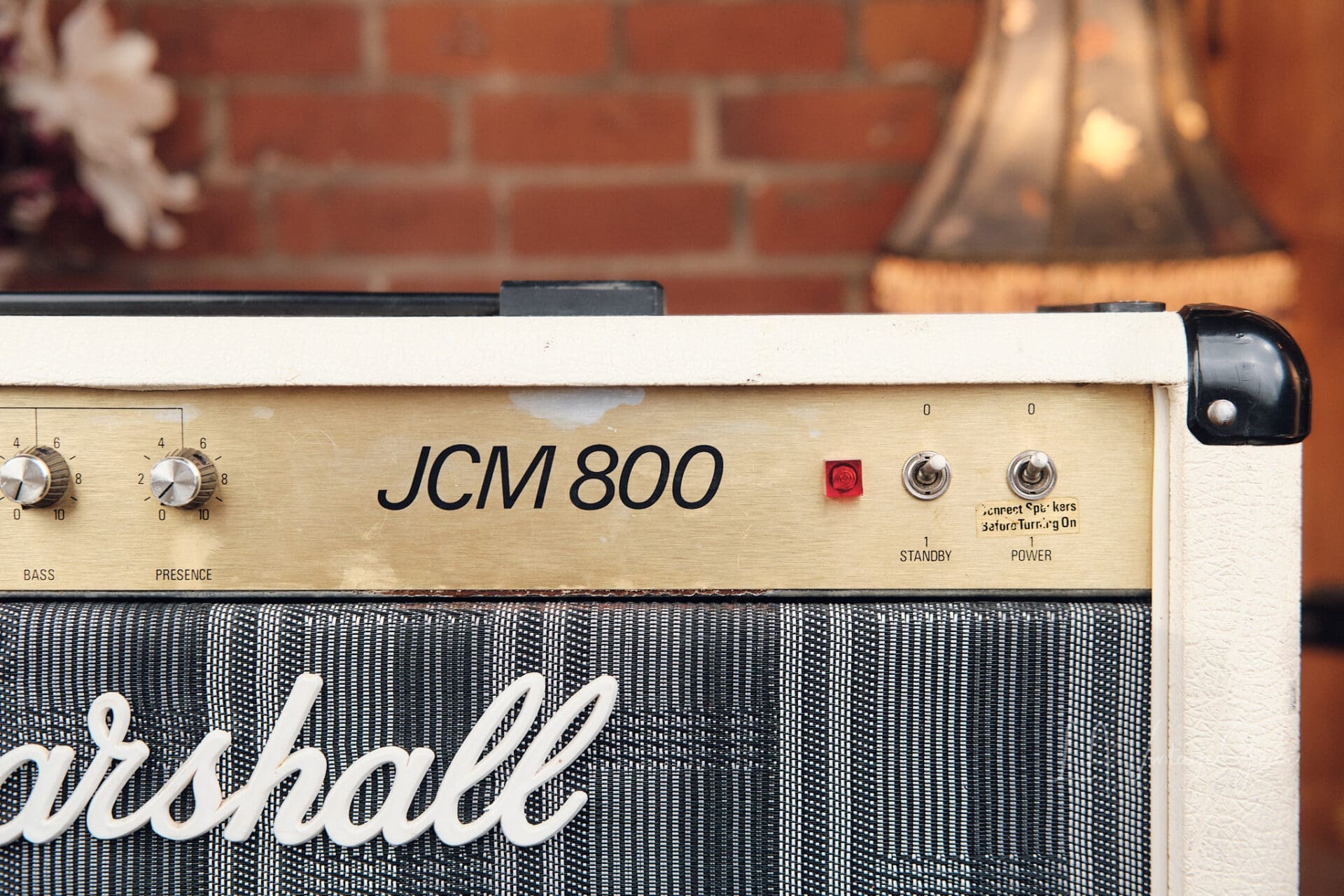 Marshall JCM 800 4104 50 Watt Lead 2x12 Combo Amp - White Tolex! - Image 5