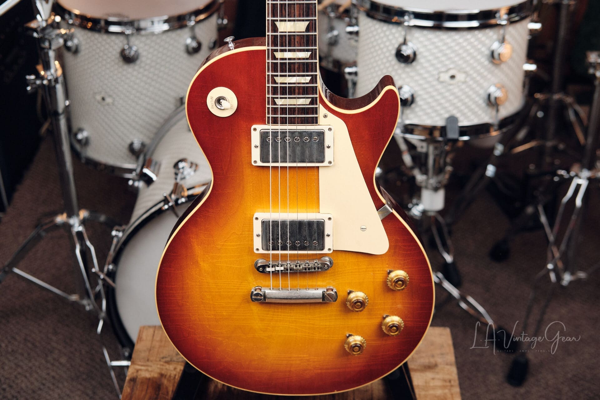 2021 Gibson Custom Shop Murphy Lab Les Paul 1958 Reissue R8 Light Aging - Washed Cherry Sunburst! - Image 5