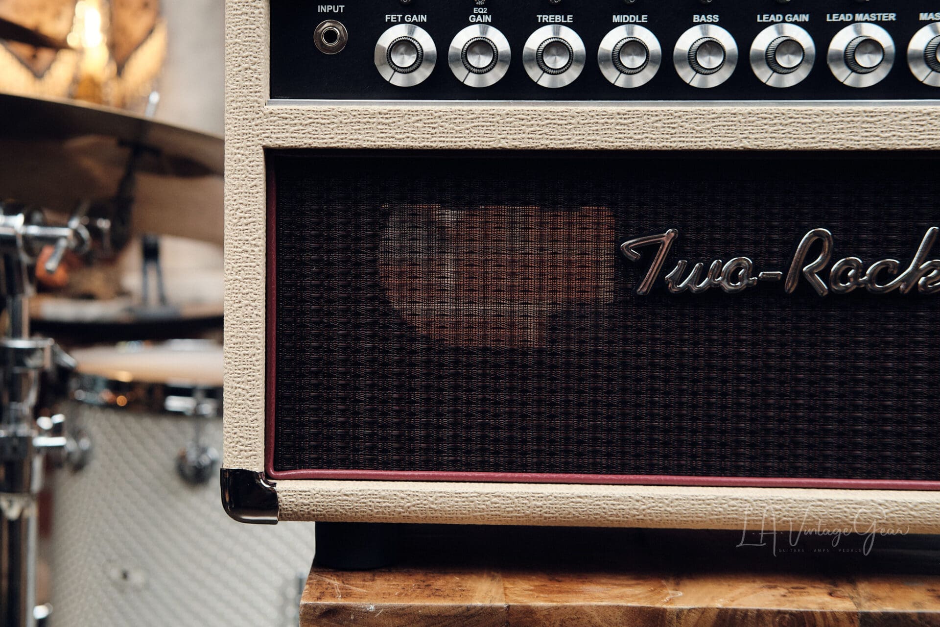 Two Rock TS 1 100 Watt Head and 2x12 Vertical Cabinet - Blonde & Oxblood! - Image 5