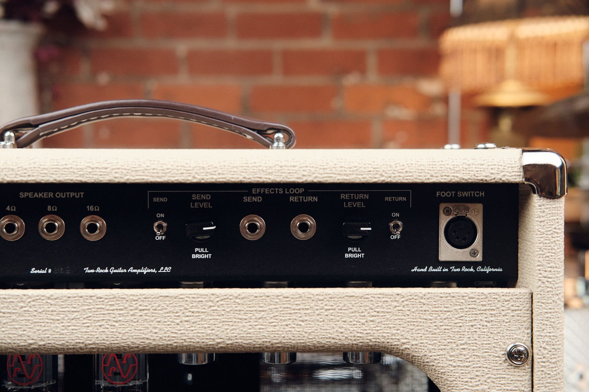 Two Rock TS 1 100 Watt Head and 2x12 Vertical Cabinet - Blonde & Oxblood! - Image 9