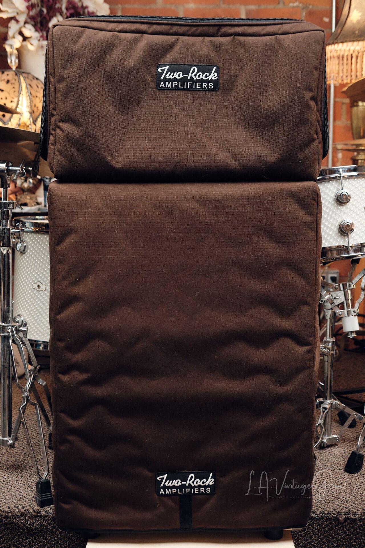 Two Rock TS 1 100 Watt Head and 2x12 Vertical Cabinet - Blonde & Oxblood! - Image 10