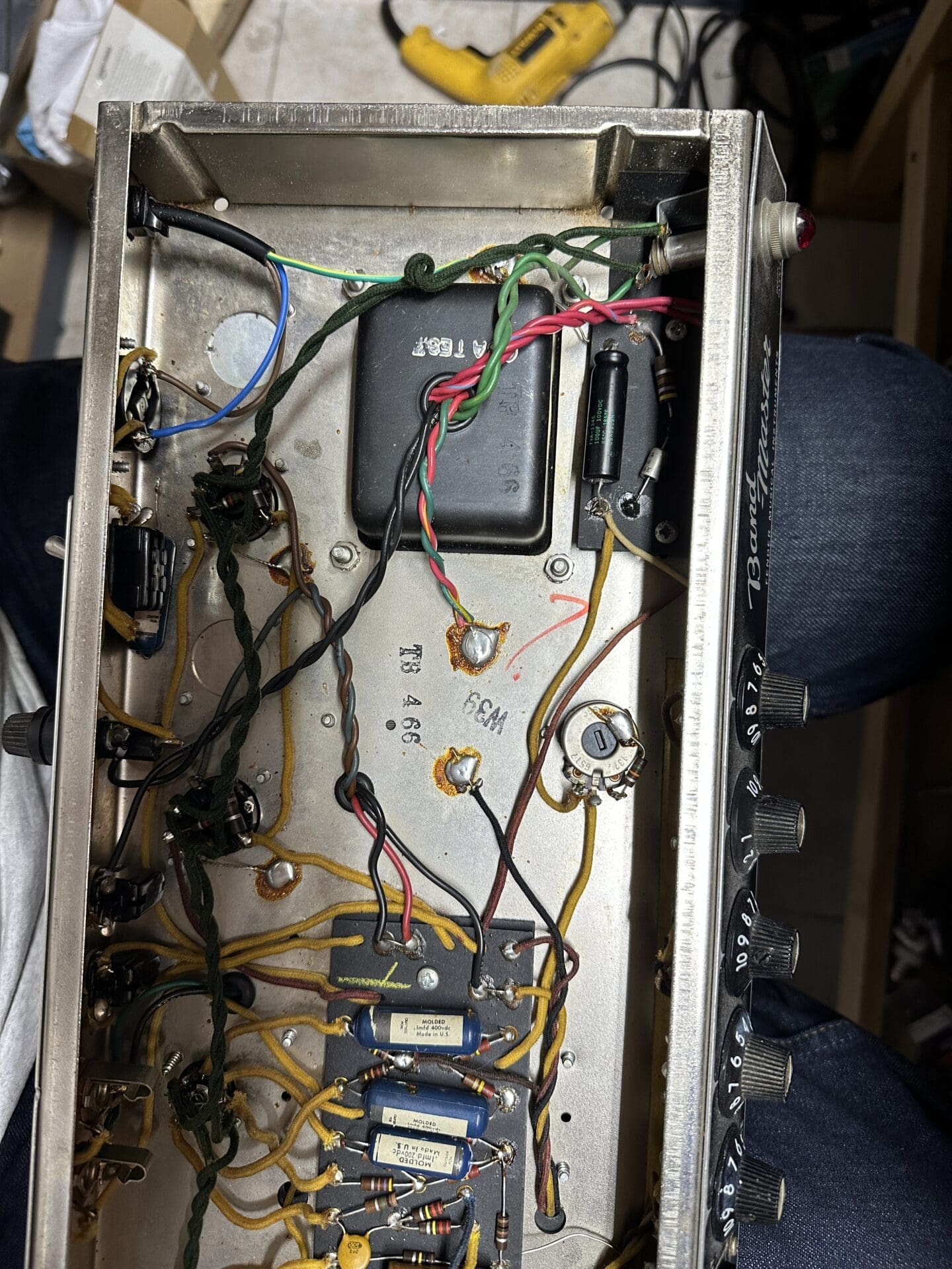 1966 Fender Bandmaster 40 Watt Guitar Amplifier Head - Classic Fender Tones! - Image 15
