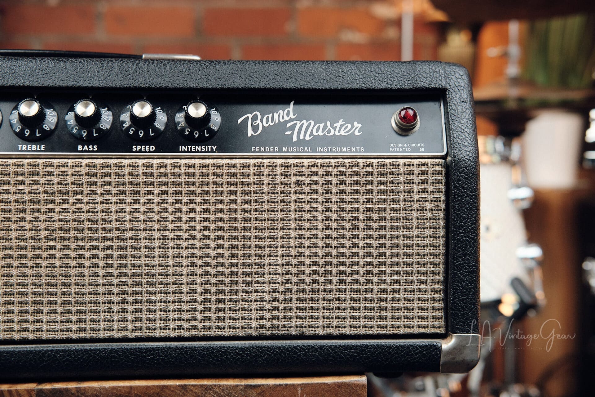 1966 Fender Bandmaster 40 Watt Guitar Amplifier Head - Classic Fender Tones! - Image 6
