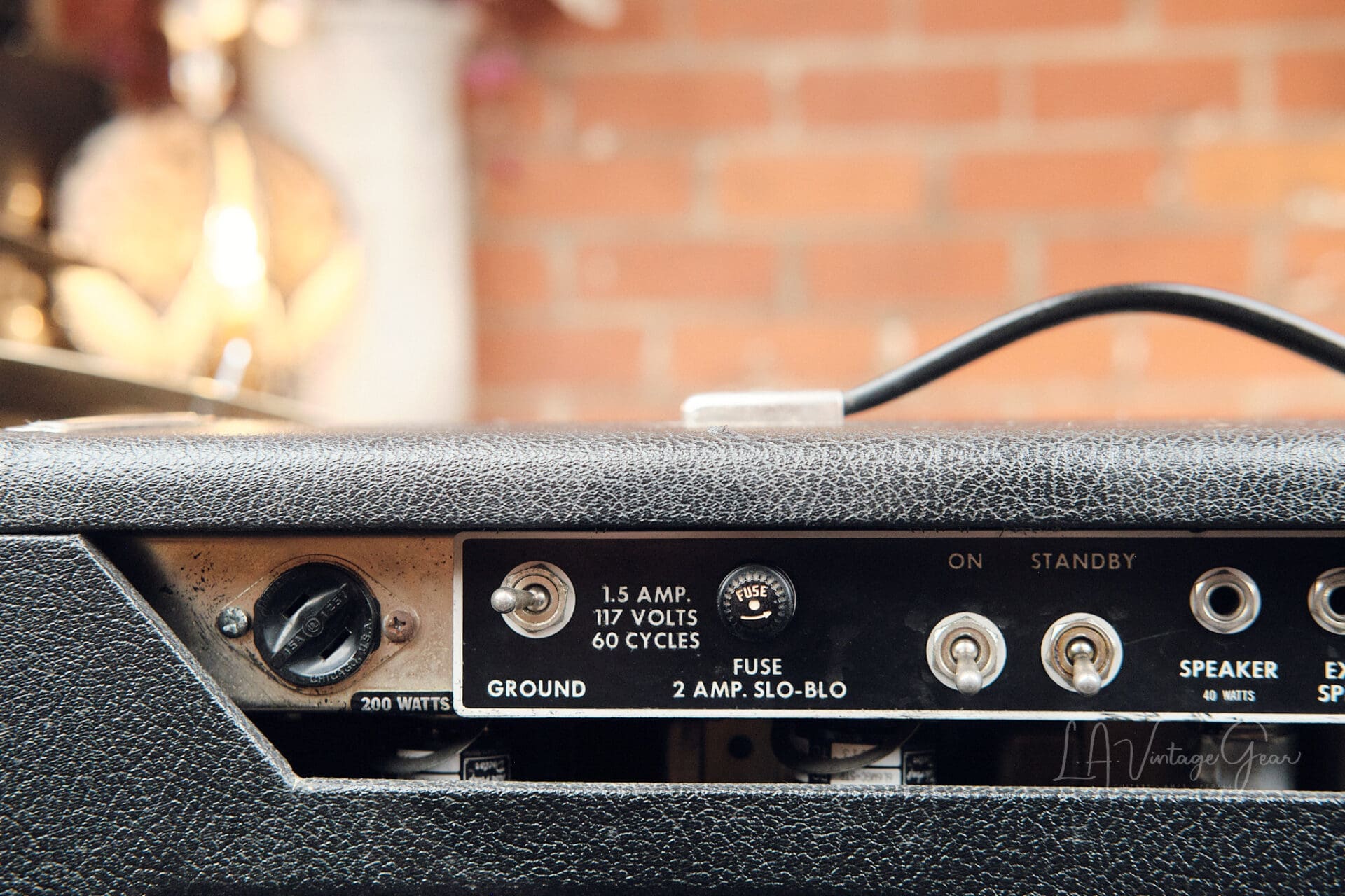 1966 Fender Bandmaster 40 Watt Guitar Amplifier Head - Classic Fender Tones! - Image 11