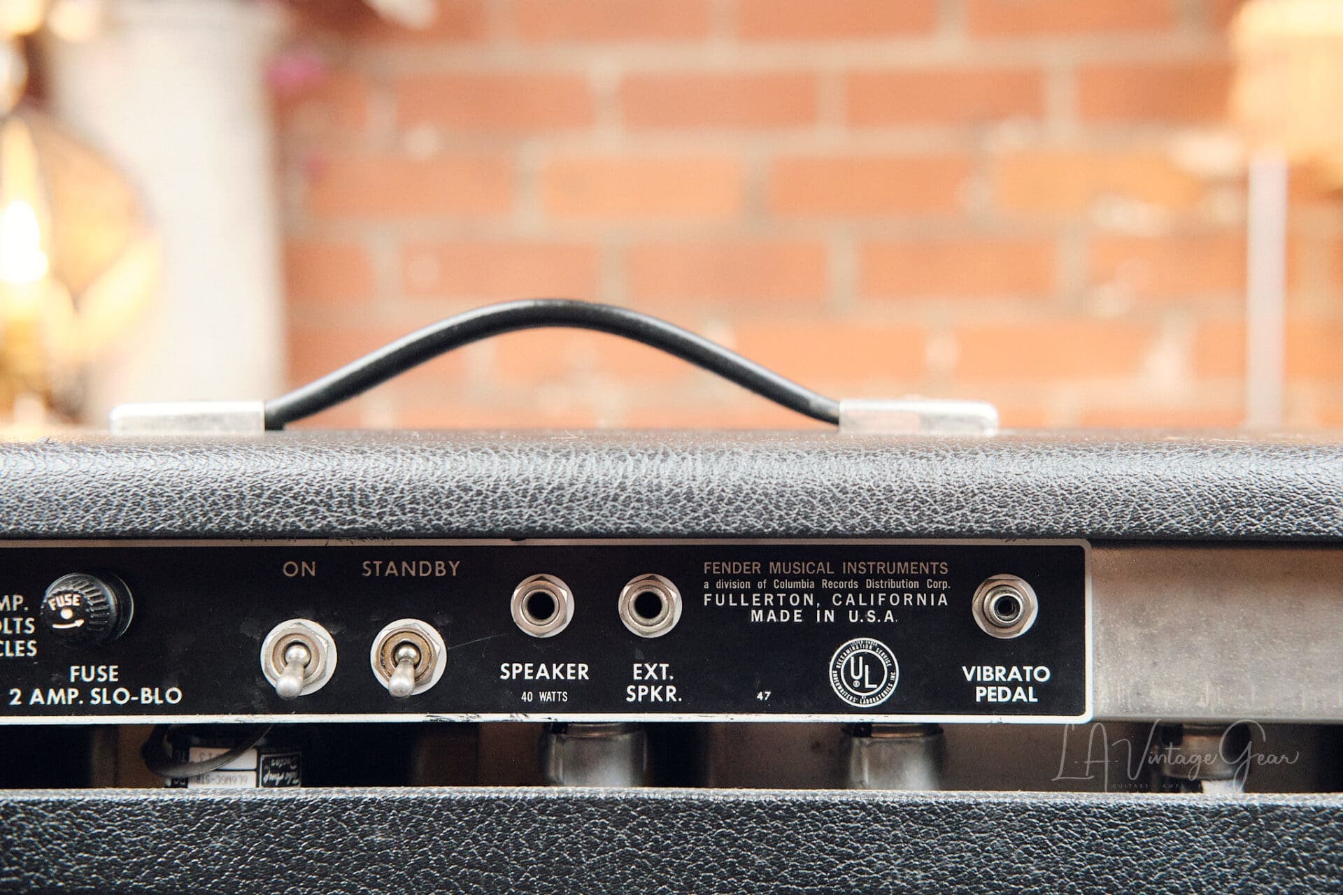 1966 Fender Bandmaster 40 Watt Guitar Amplifier Head - Classic Fender Tones! - Image 10