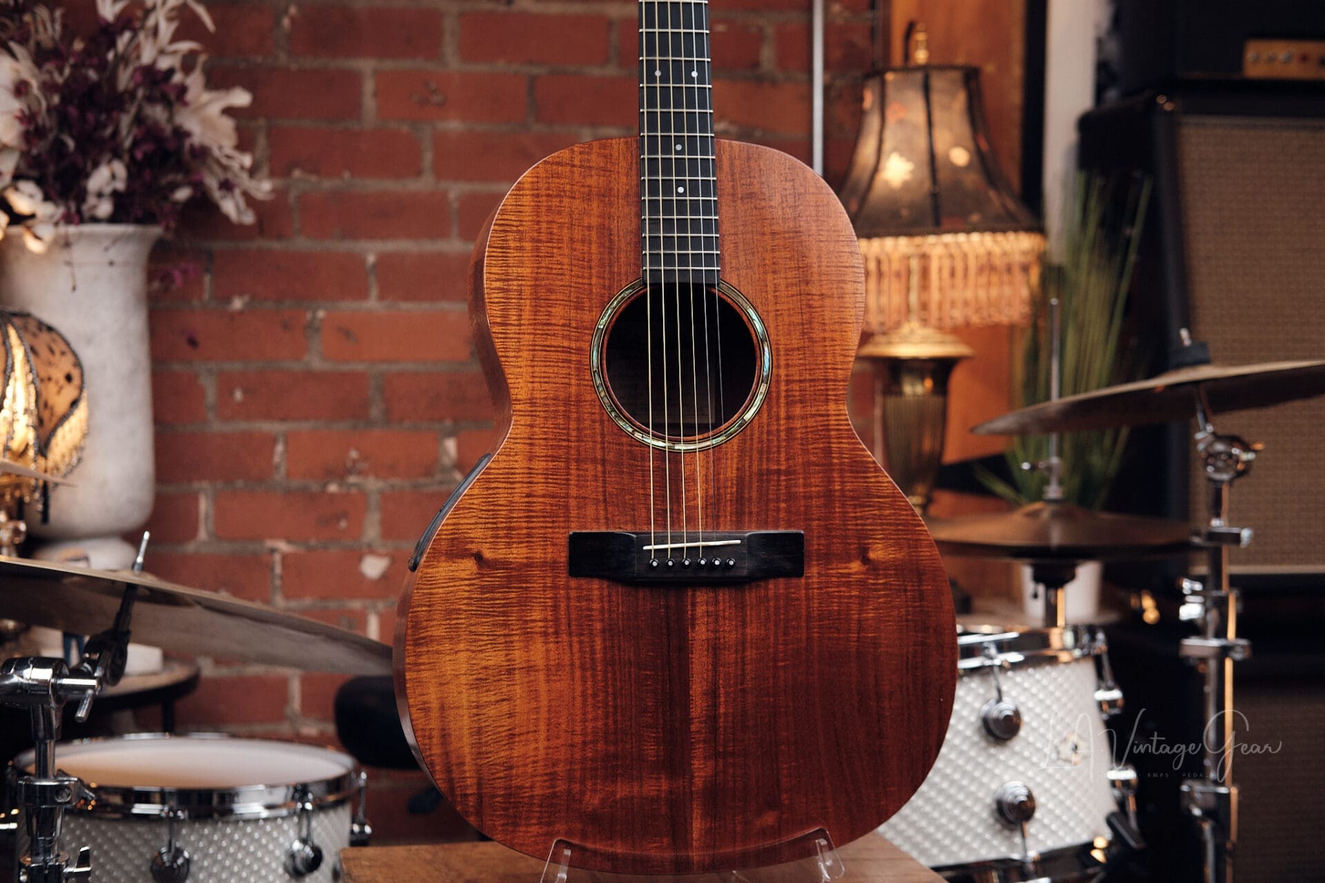 2002 Michael Sussman The Contemporary Hawaiian Acoustic Guitar - Koa Top, Back, and Sides! - Image 3