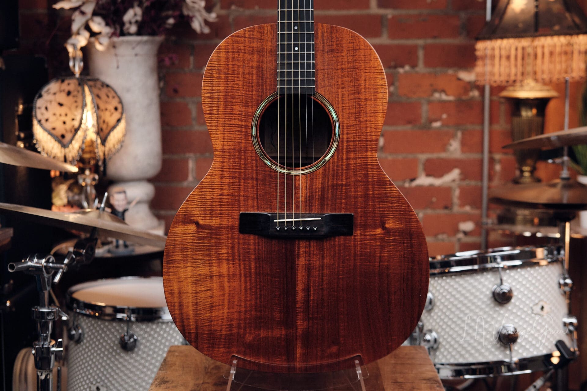 2002 Michael Sussman The Contemporary Hawaiian Acoustic Guitar - Koa Top, Back, and Sides! - Image 2
