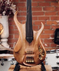 Alternative view of Eccles 4 String Fretless Bass - Unique Fretless Bass!
