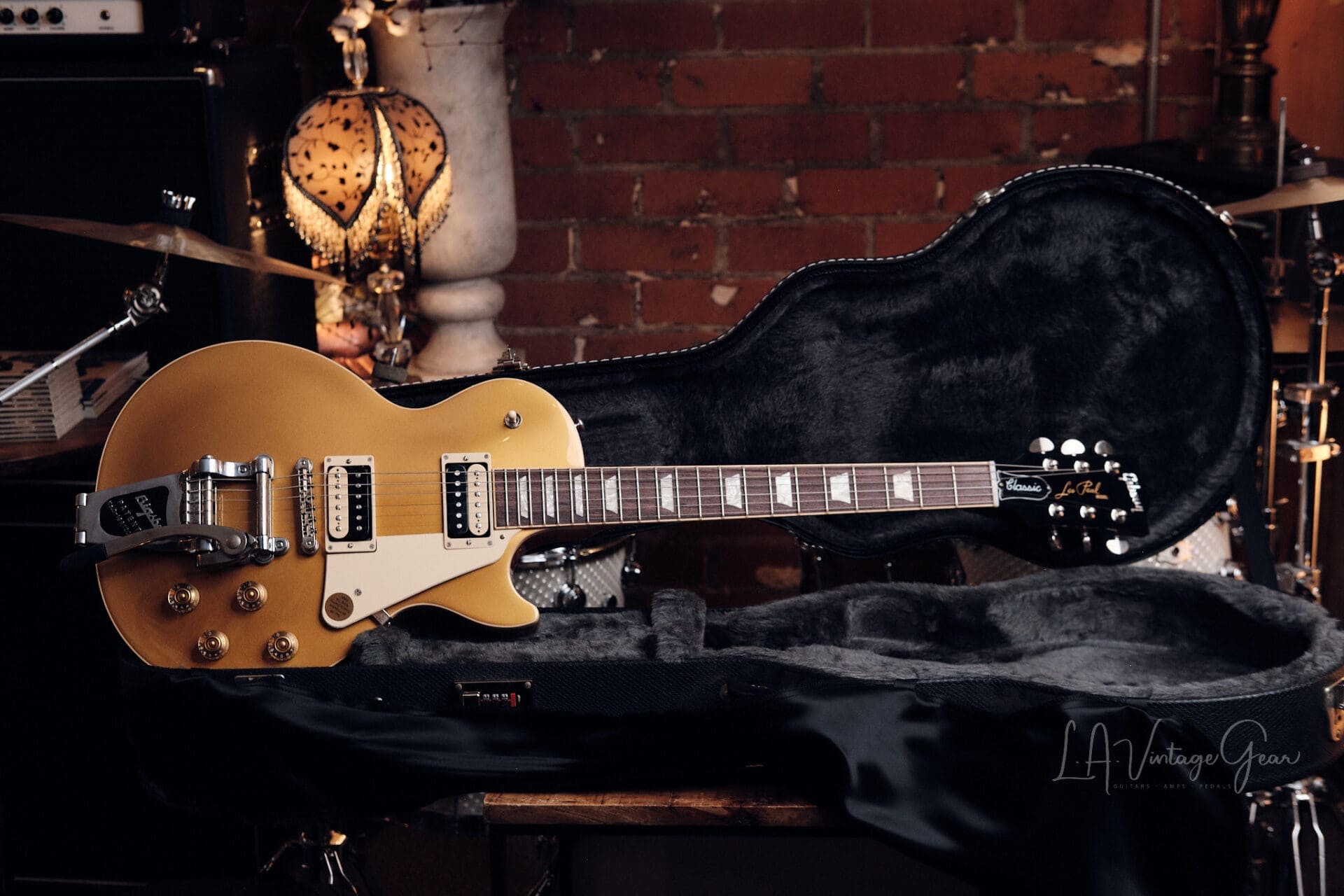 2012 Gibson Les Paul Classic - Goldtop with Bigsby! - Image 10