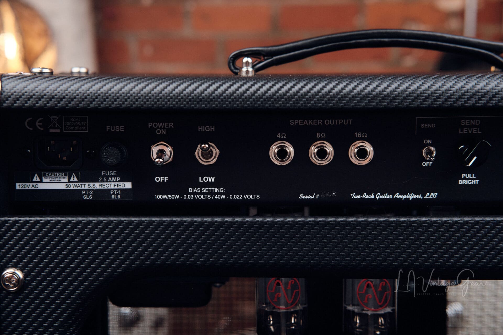 Two-Rock TS-1 Tone Secret Head & 2x12 Cab – 50 Watt Head! - Image 7