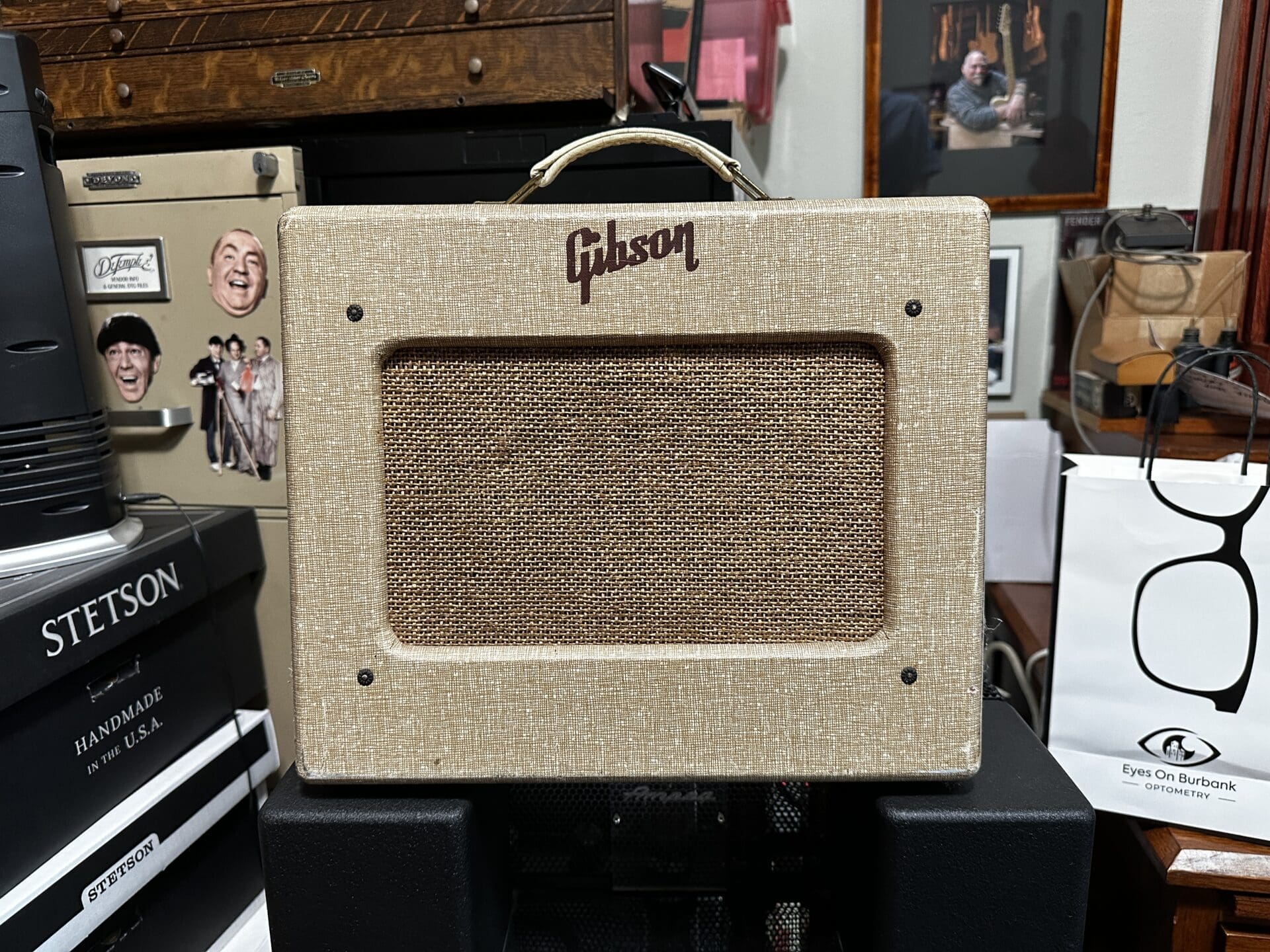 1955 Gibson Les Paul Special Limed Mahogany (TV Yellow) — Original P-90s, Case & Gibson GA-5 Amp - Image 25