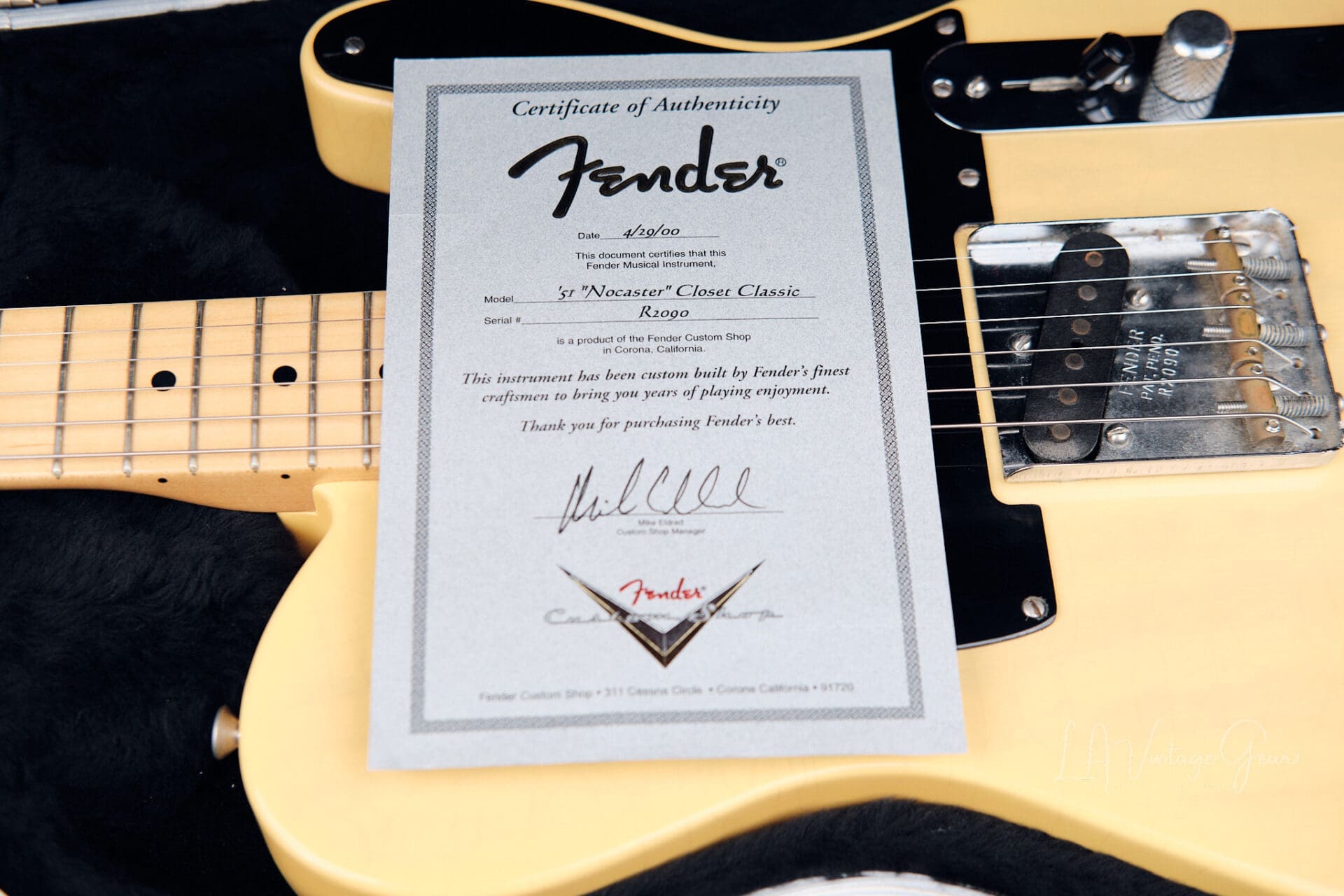 2000 Fender Custom Shop Nocaster Relic - Awesome Blackguard! - Image 13