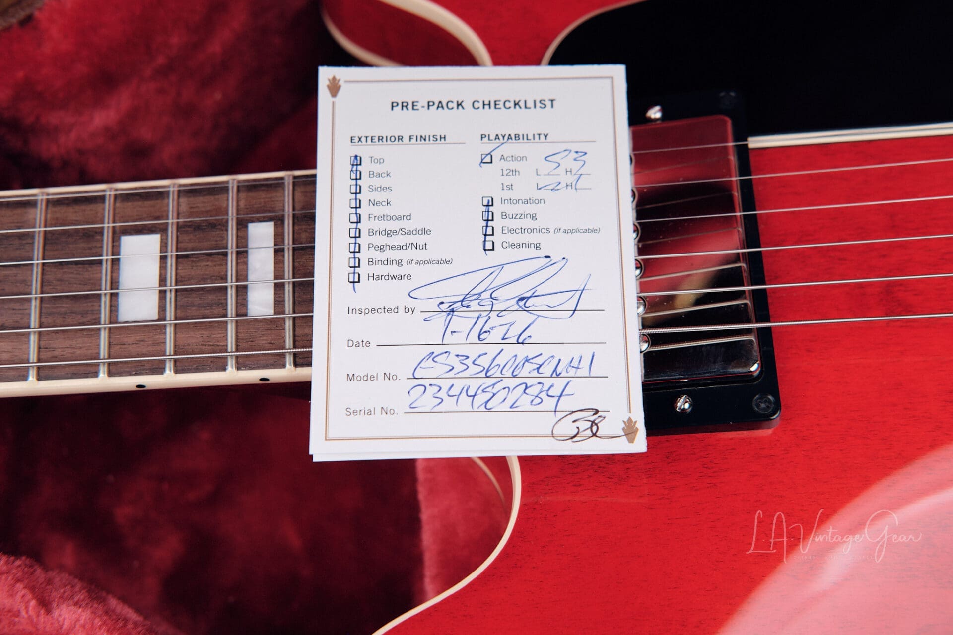 2025 Gibson 1963 ES-335TD - 60s Cherry! - Image 12