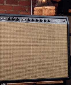 Alternative view of Headstrong VerbroVibe 35 Watt Combo Amp - 1963 6G16 Brown Vibroverb, Black Tolex with 1x15 Baffle